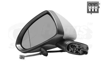 Exterior Mirror VAN WEZEL 3750805