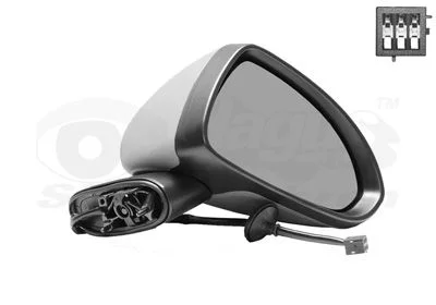 Exterior Mirror VAN WEZEL 3750806