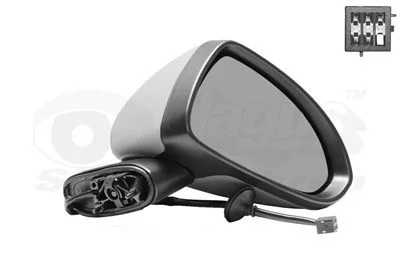 Exterior Mirror VAN WEZEL 3750808