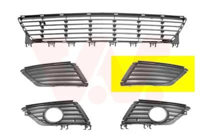 Grelha de Ventilação, para-choques VAN WEZEL 3779591