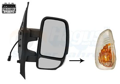 Exterior Mirror VAN WEZEL 3799808