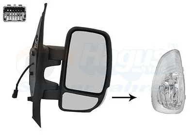 Exterior Mirror VAN WEZEL 3799818
