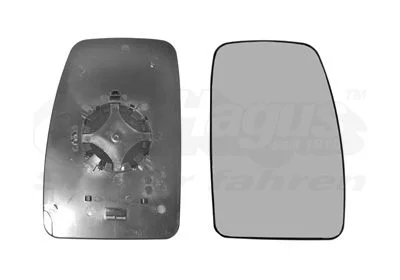 Mirror Glass, exterior mirror VAN WEZEL 3799836