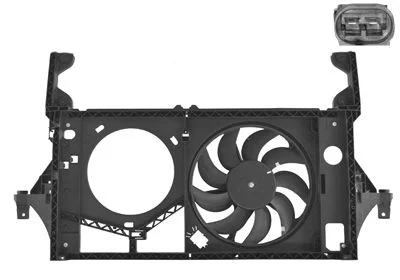 Fan, engine cooling VAN WEZEL 4391748
