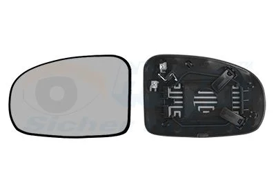 Mirror Glass, exterior mirror VAN WEZEL 5420837