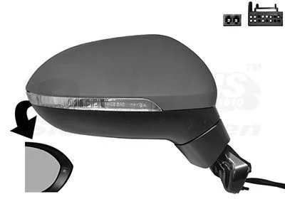 Exterior Mirror VAN WEZEL 5742808