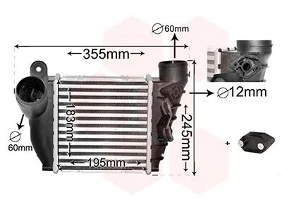 Intercooler VAN WEZEL 58004200