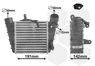Charge Air Cooler VAN WEZEL 58004213
