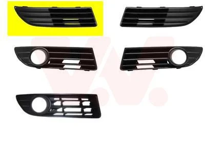 Grelha de Ventilação, para-choques VAN WEZEL 5828592
