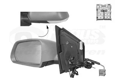Espelho Exterior VAN WEZEL 5828813