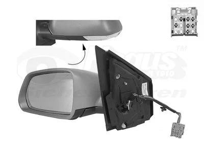 Espelho Exterior VAN WEZEL 5828817