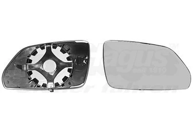 Mirror Glass, exterior mirror VAN WEZEL 5828832
