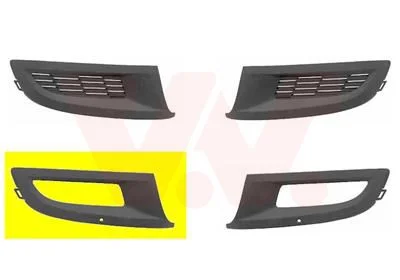 Ventilation Grille, bumper VAN WEZEL 5829594