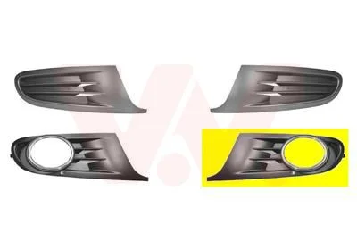 Grelha de Ventilação, para-choques VAN WEZEL 5863593