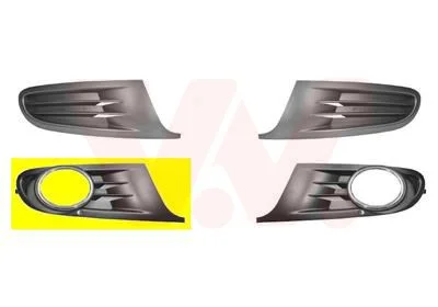 Grelha de Ventilação, para-choques VAN WEZEL 5863594