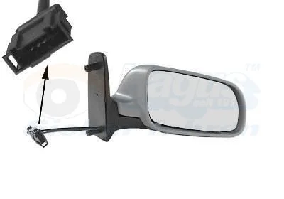 Exterior Mirror VAN WEZEL 5879818