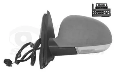 Espelho Exterior VAN WEZEL 5886807
