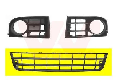 Grelha de Ventilação, para-choques VAN WEZEL 5894599