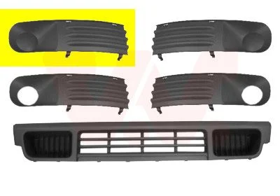 Grelha de Ventilação, para-choques VAN WEZEL 5896592