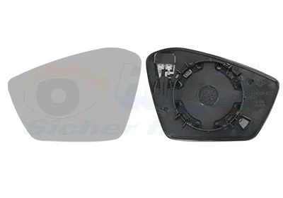 Vidro do espelho, espelho exterior VAN WEZEL 7611837