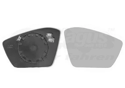 Mirror Glass, exterior mirror VAN WEZEL 7638838