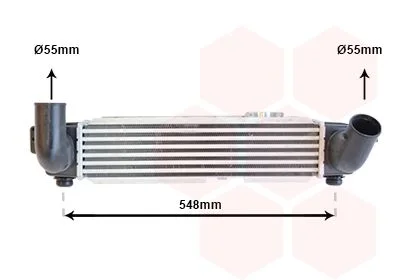 Intercooler VAN WEZEL 83004141