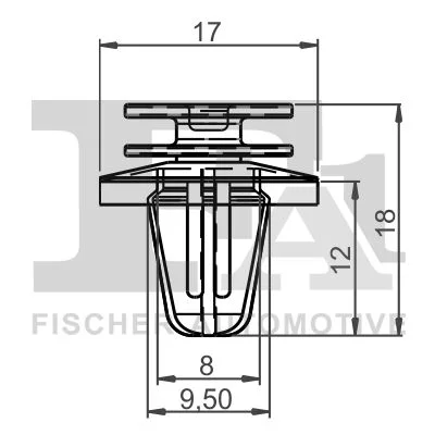 Clip, trim/protection strip FA1 14-40018.10