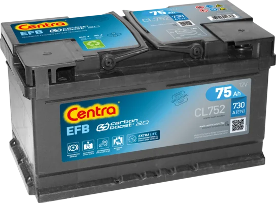 Starter Battery CENTRA CL752