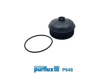 Tampa, alojamento do filtro de óleo PURFLUX P648