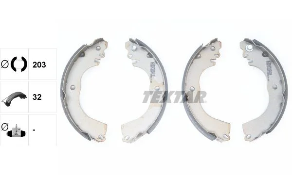 Brake Shoe Set TEX 91078800
