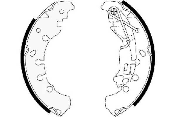Brake Shoe Set TEXTAR 91065300