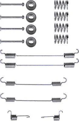 Accessory Kit, brake shoes TEXTAR 97010100