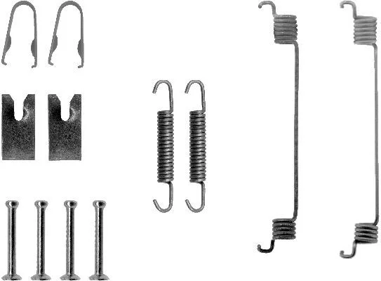Kit de acessórios, sapatas de travão TEXTAR 97015500