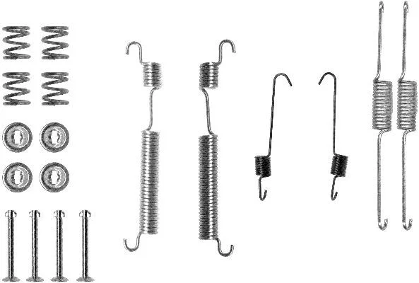 Kit de acessórios, sapatas de travão TEXTAR 97016500