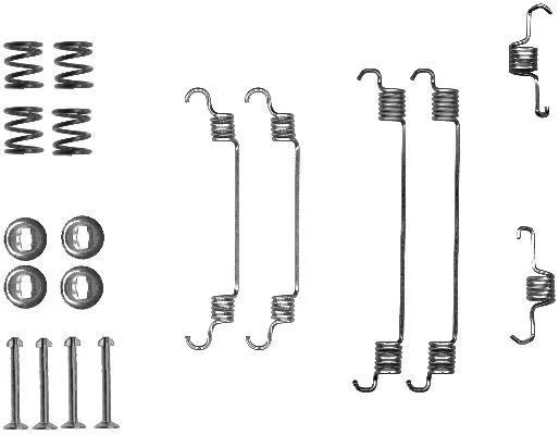 Kit de acessórios, sapatas de travão TEXTAR 97032000