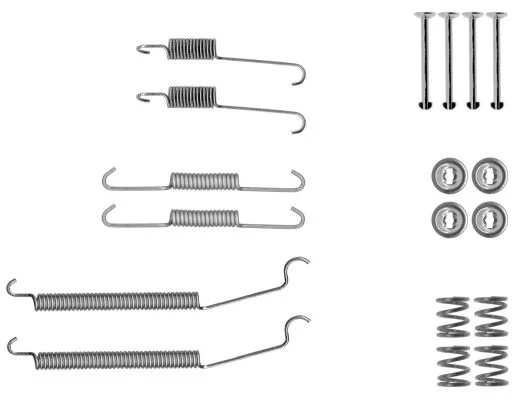 Kit de acessórios, sapatas de travão TEXTAR 97047500