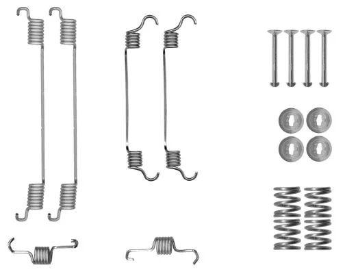 Kit de acessórios, sapatas de travão TEXTAR 97048100