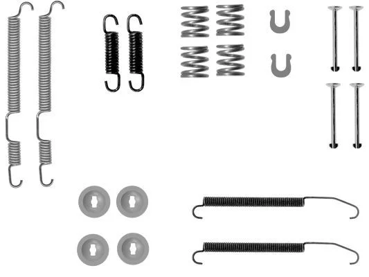 Accessory Kit, brake shoes TEXTAR 97048900