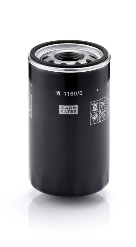Filtro, hidráulico MANN-FILTER W1160/6