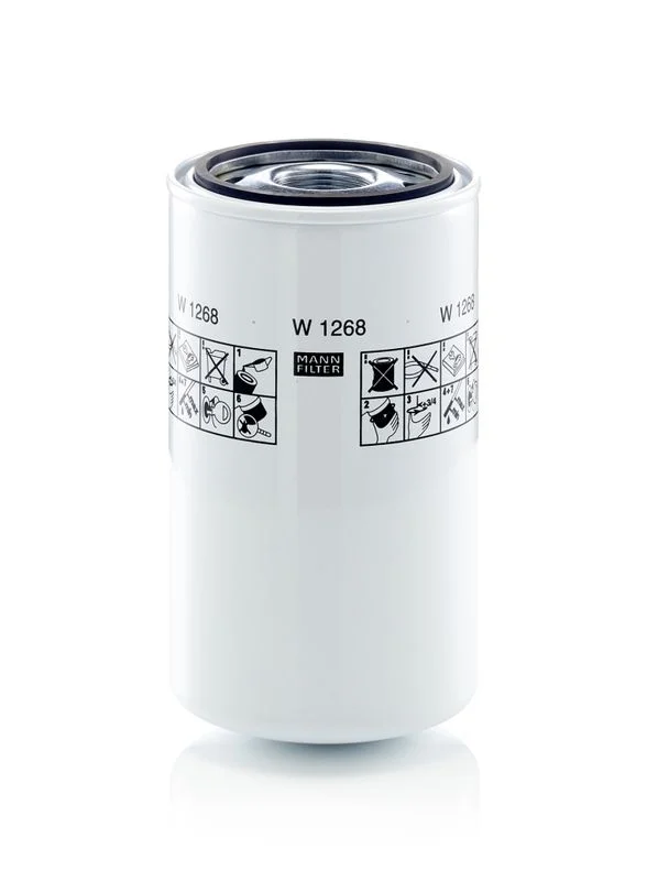Filtro hidráulico, transmissão automática MANN-FILTER W 1268