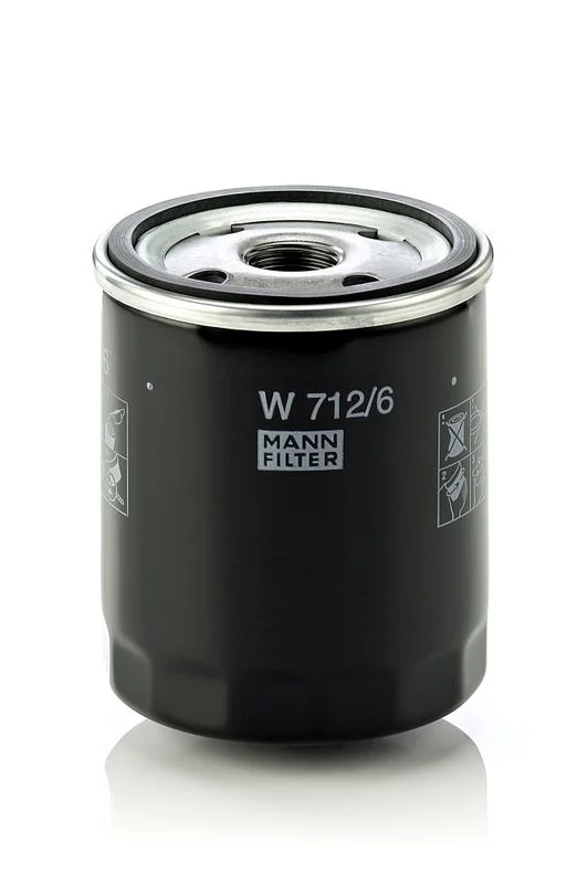 Filtro de óleo, turbocompressor MANN-FILTER W 712/6