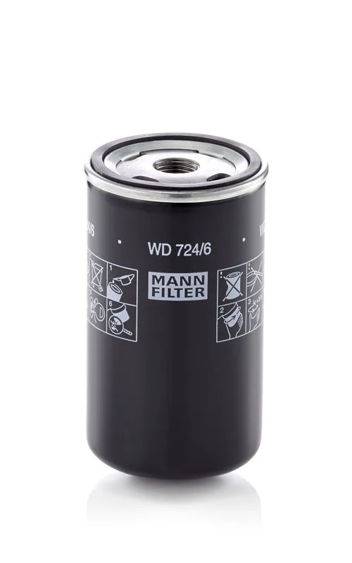 Filtro hidráulico, transmissão automática MANN-FILTER WD 724/6