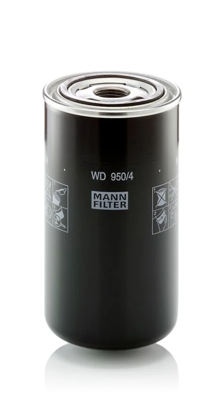Filtro hidráulico, transmissão automática MANN-FILTER WD 950/4