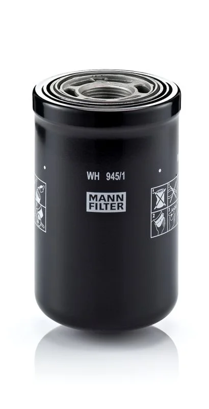 Filtro hidráulico, transmissão automática MANN-FILTER WH 945/1