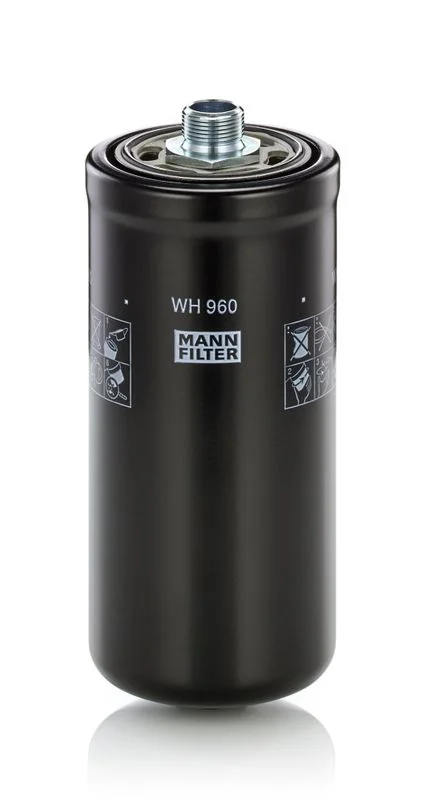 Filtro hidráulico, transmissão automática MANN-FILTER WH 960