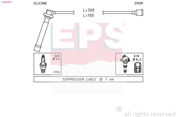 Ignition Cable Kit EPS 1.499.013