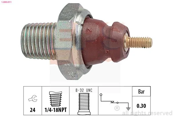 Interruptor de pressão de óleo EPS 1.800.011