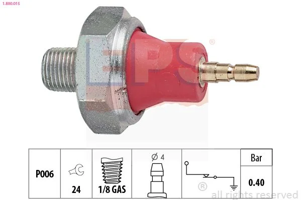 Interruptor de pressão de óleo EPS 1.800.015