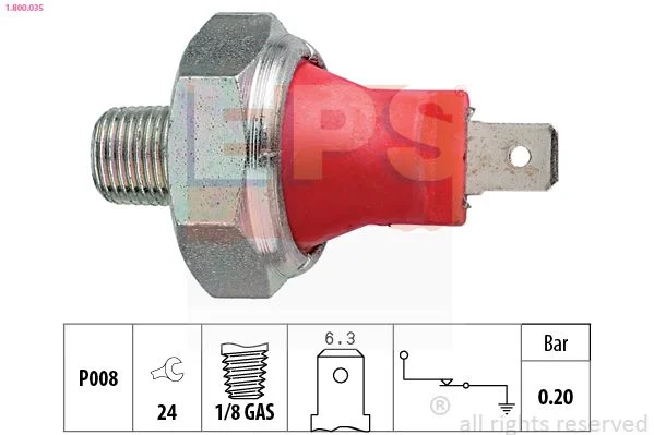 Oil Pressure Switch EPS 1.800.035