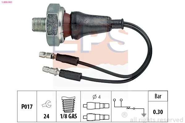 Interruptor de pressão de óleo EPS 1.800.061